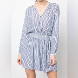 Rails Jasmine linen blend striped dress, XS
